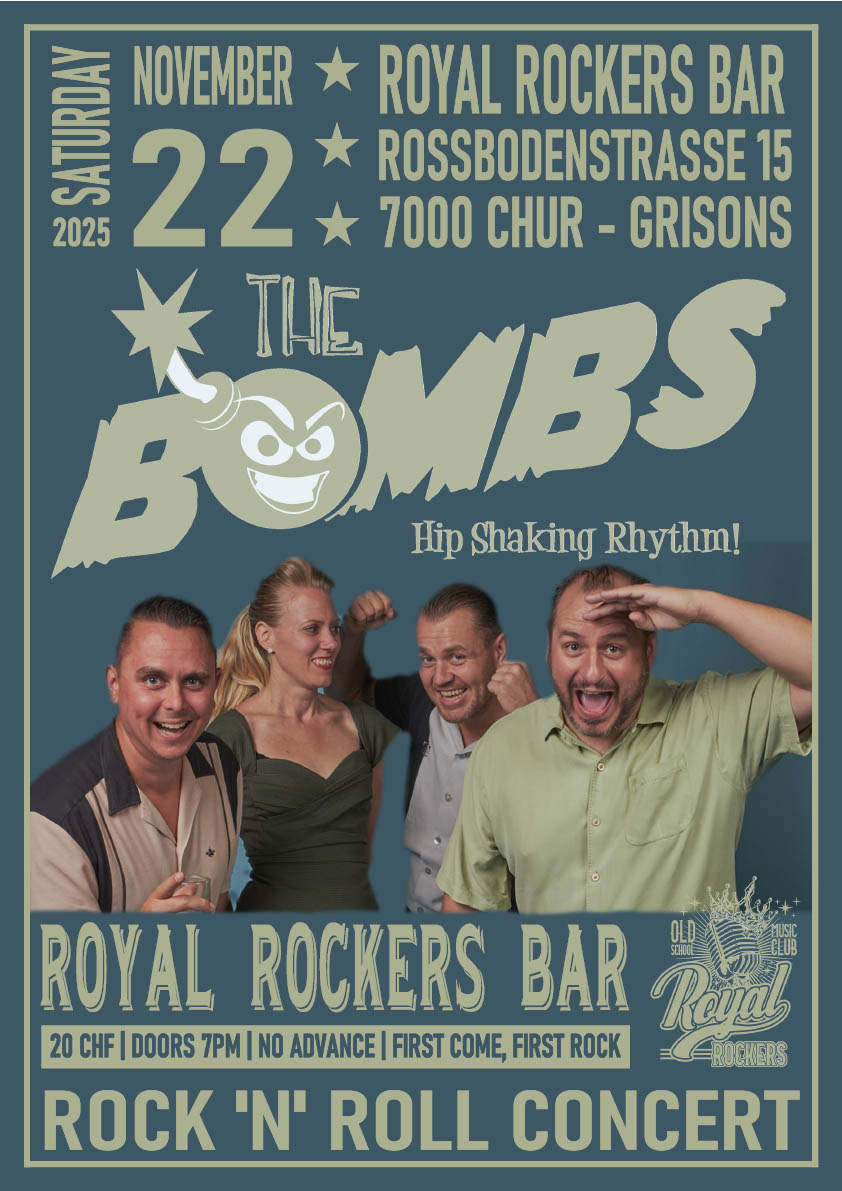 The Bombs - 22.11.2025 - Royal Rockers Bar Chur