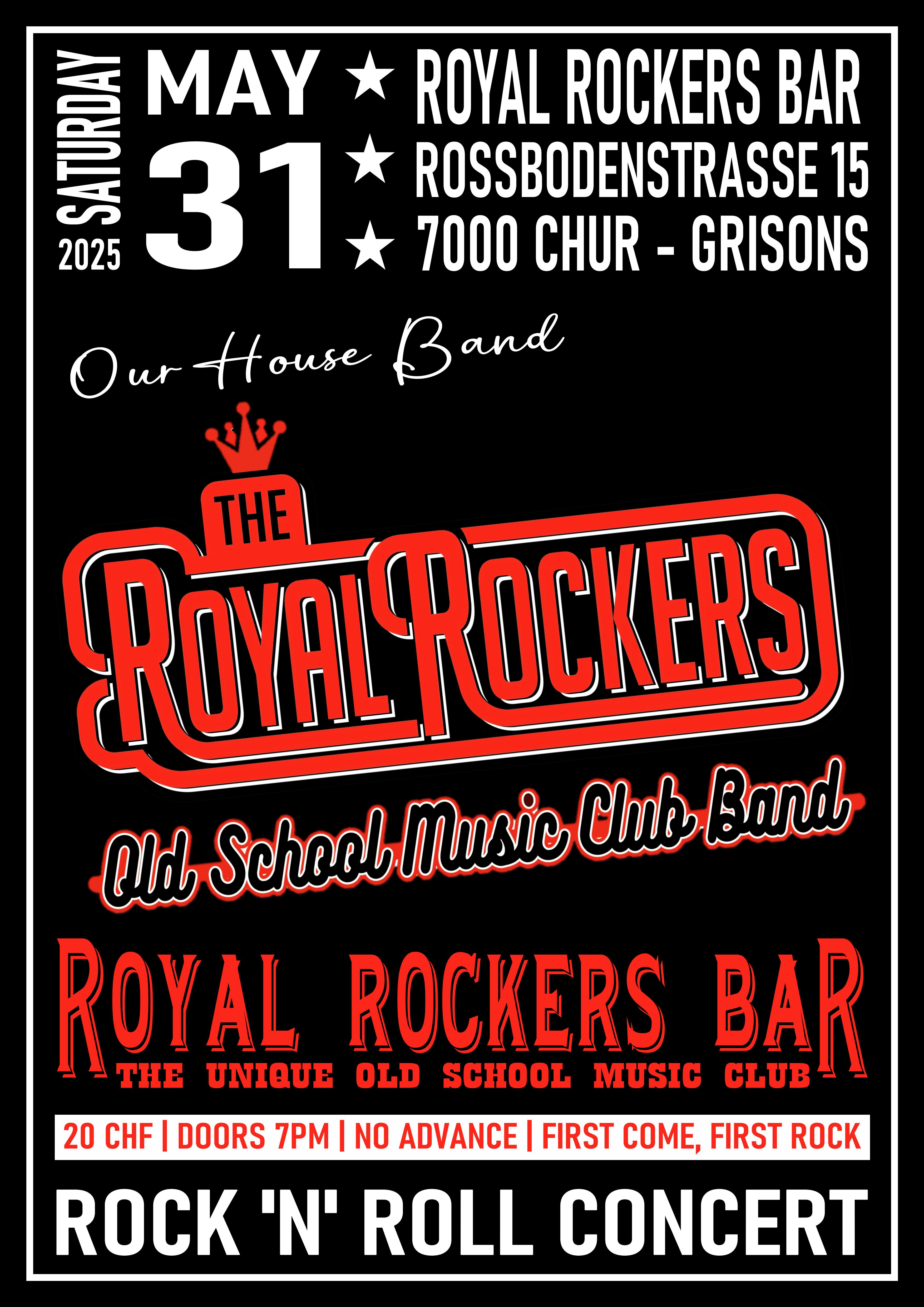 The Royal Rockers Band - 31.05.2025 - Royal Rockers Bar Chur