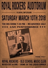 Albert Ray Band - Royal Rockers - 2018