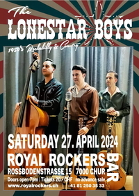 The Lonestar Boys - 27.04.2024 - Royal Rockers Bar Chur