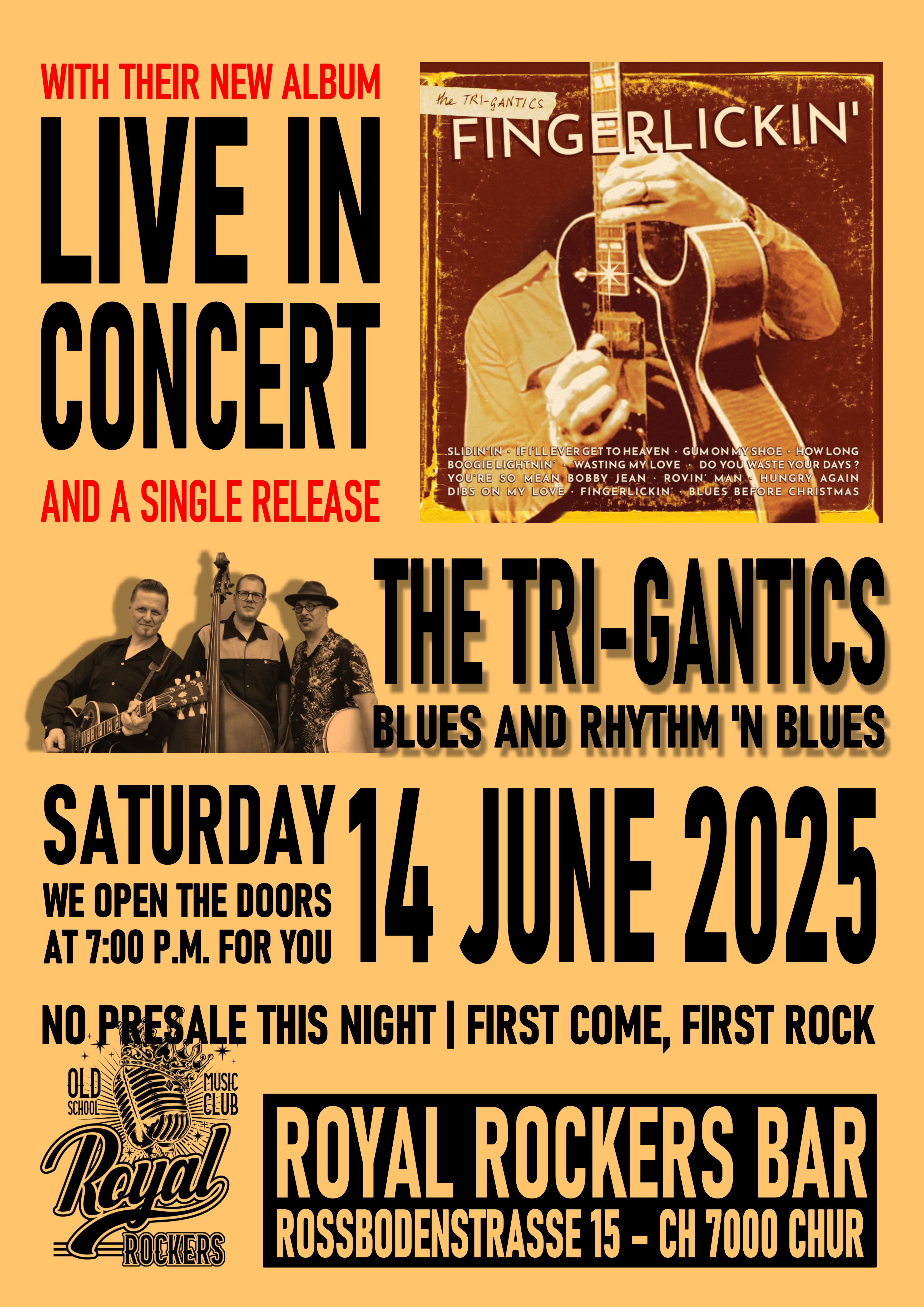 The Tri-Gantics - 14.06.2025 - Royal Rockers Bar